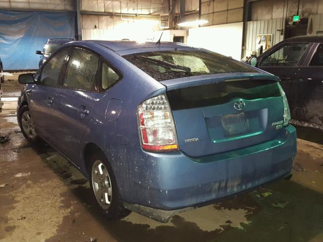 JTDKB20U097859174 - 2009 TOYOTA PRIUS BLUE photo 3