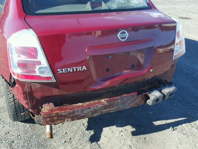 3N1AB61E58L747719 - 2008 NISSAN SENTRA 2.0 RED photo 9