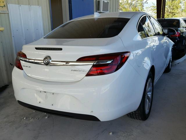 2G4GV5EK8F9153503 - 2015 BUICK REGAL WHITE photo 4