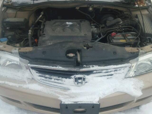 2HKRL18651H592836 - 2001 HONDA ODYSSEY EX GOLD photo 7