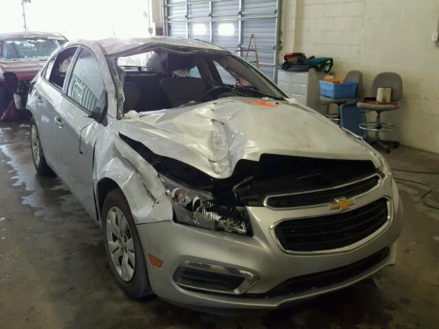 1G1PA5SG5F7282793 - 2015 CHEVROLET CRUZE LS GRAY photo 1