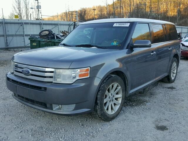 2FMHK6CC6ABA82057 - 2010 FORD FLEX SEL ნაცრისფერი ფოტო 2