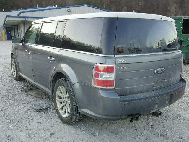 2FMHK6CC6ABA82057 - 2010 FORD FLEX SEL ნაცრისფერი ფოტო 3