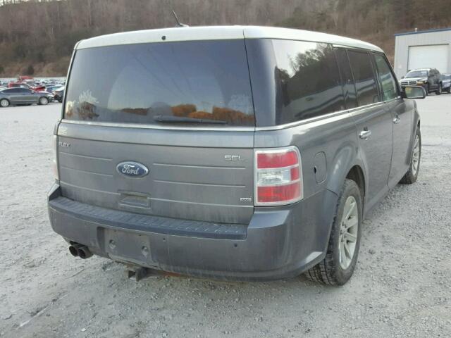 2FMHK6CC6ABA82057 - 2010 FORD FLEX SEL ნაცრისფერი ფოტო 4