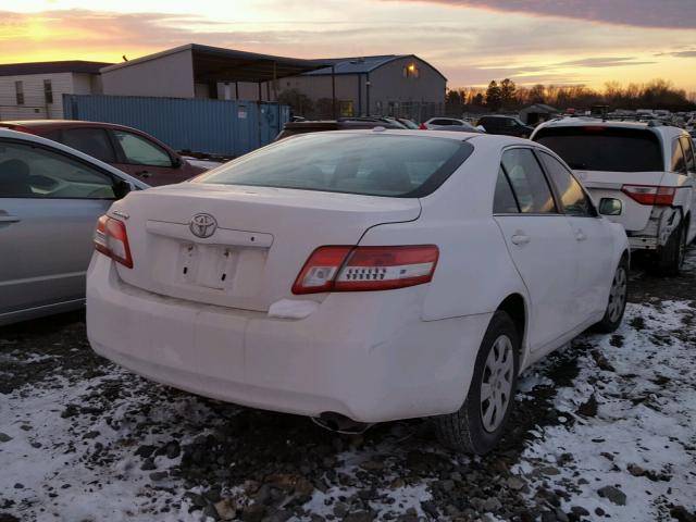 4T1BF3EK8AU531651 - 2010 TOYOTA CAMRY BASE WHITE photo 4