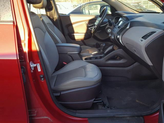 KM8JUCAGXEU896258 - 2014 HYUNDAI TUCSON GLS RED photo 5