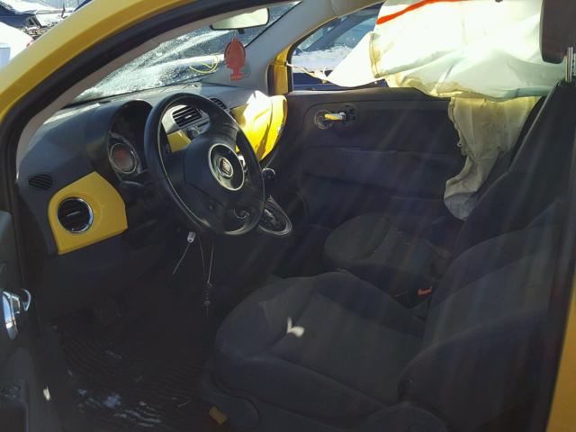 3C3CFFDR8DT740061 - 2013 FIAT 500 POP YELLOW photo 5