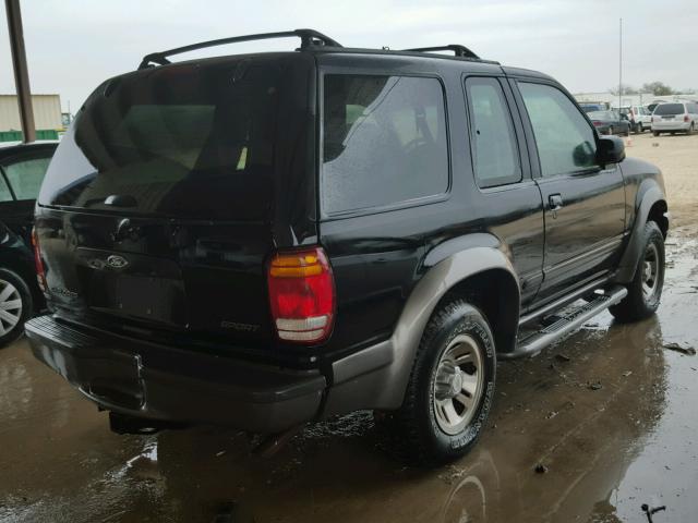 1FMYU22E2XUB77336 - 1999 FORD EXPLORER BLACK photo 4