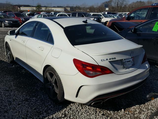 WDDSJ4EB5EN159782 - 2014 MERCEDES-BENZ CLA 250 WHITE photo 3