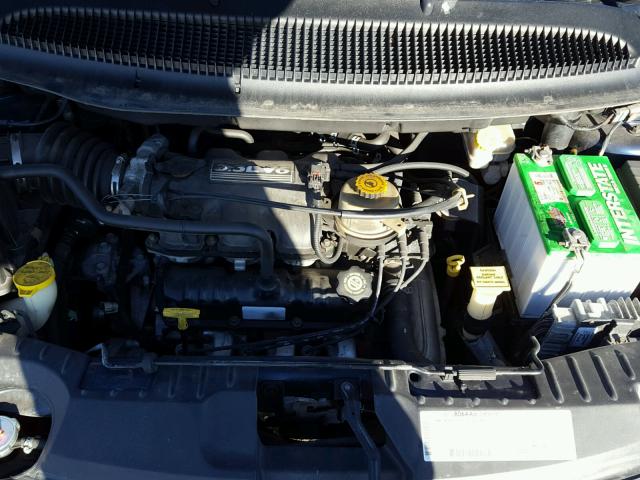 2C4GP44382R723044 - 2002 CHRYSLER TOWN & COU Mavi foto 7