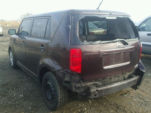JTLKE50E381027982 - 2008 TOYOTA SCION XB 勃艮第红 照片 3