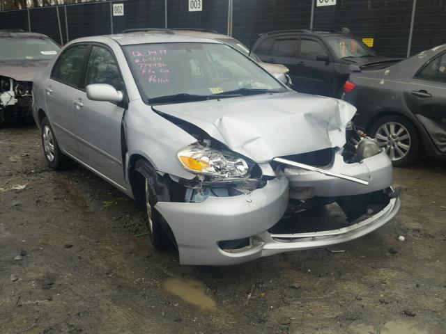 2T1BR30E07C778486 - 2007 TOYOTA COROLLA CE SILVER photo 1