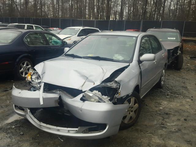 2T1BR30E07C778486 - 2007 TOYOTA COROLLA CE SILVER photo 2