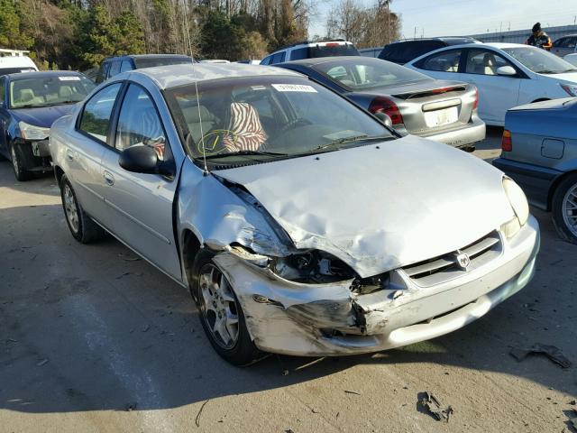 1B3ES56C22D504500 - 2002 DODGE NEON ES SILVER photo 1