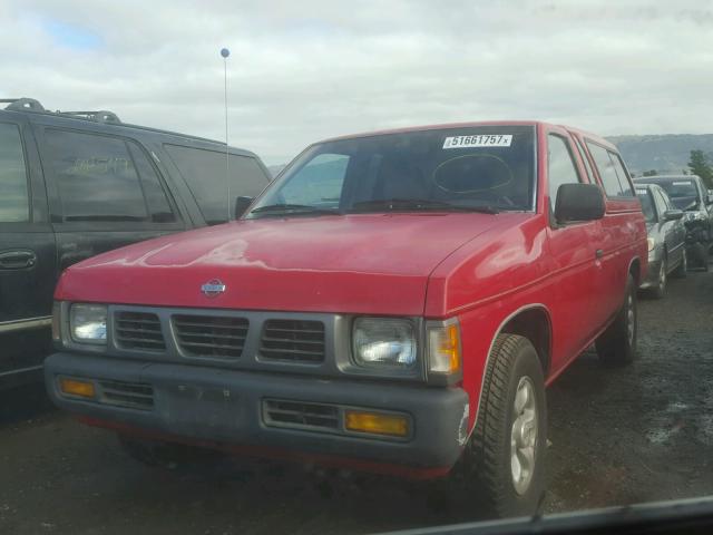 1N6SD16S1TC367095 - 1996 NISSAN TRUCK KING RED photo 2