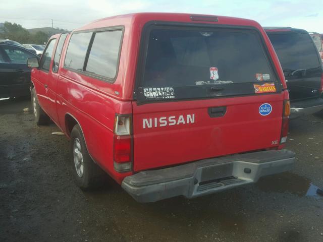 1N6SD16S1TC367095 - 1996 NISSAN TRUCK KING RED photo 3