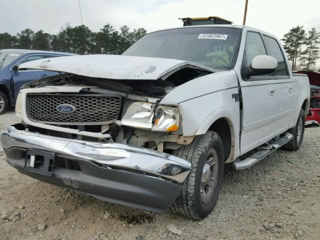 1FTRW07L72KD25208 - 2002 FORD F150 SUPER WHITE photo 2