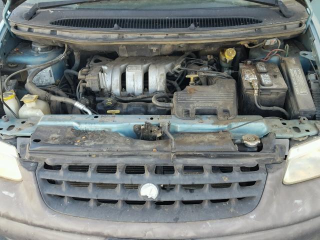2P4GP44R9XR160741 - 1999 PLYMOUTH GRAND VOYA BLUE photo 7