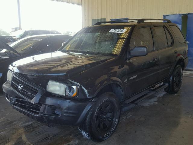4S6CK58W1W4421811 - 1998 HONDA PASSPORT E BLACK photo 2