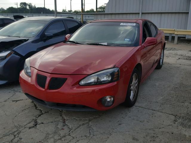 2G2WP552881138273 - 2008 PONTIAC GRAND PRIX წითელი ფოტო 2