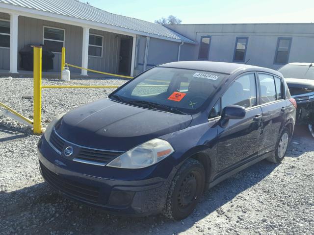 3N1BC13E57L362757 - 2007 NISSAN VERSA S BLUE photo 2