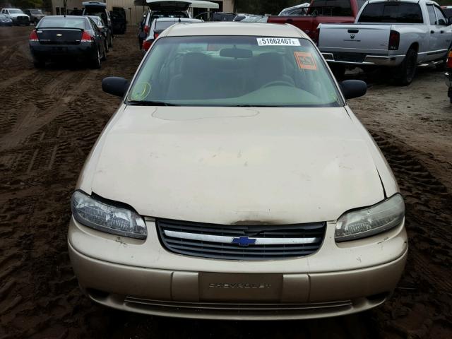 1G1ND52F44M619524 - 2004 CHEVROLET CLASSIC BEIGE photo 9