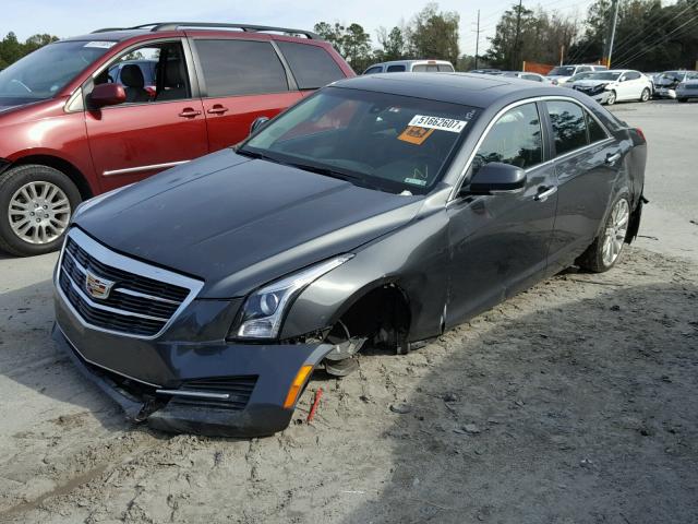 1G6AB5RA3F0121320 - 2015 CADILLAC ATS LUXURY CHARCOAL photo 2