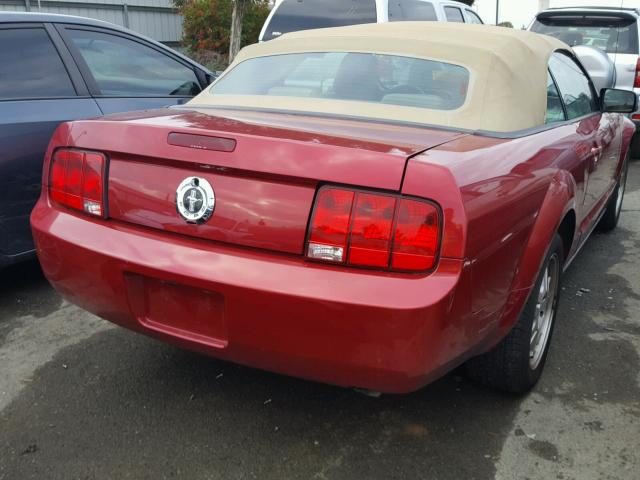 1ZVFT84N475244279 - 2007 FORD MUSTANG RED photo 4