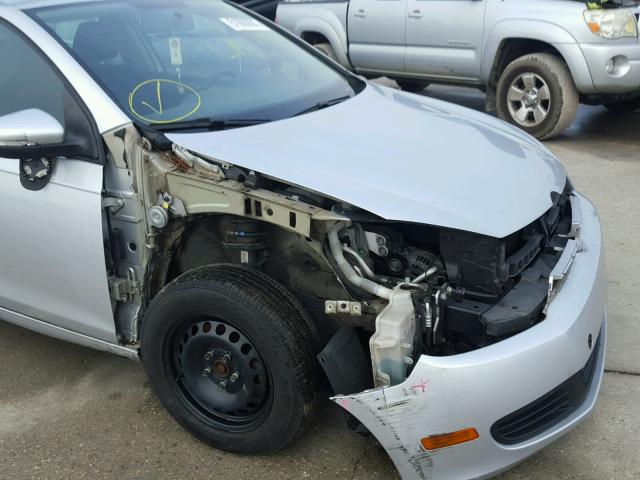 WVWBA7AJ3BW023472 - 2011 VOLKSWAGEN GOLF 银色 照片 9