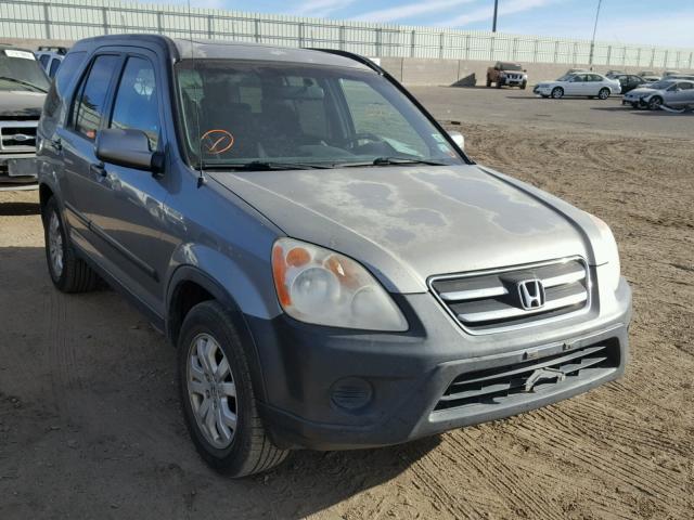 JHLRD78866C008094 - 2006 HONDA CR-V EX SILVER photo 1