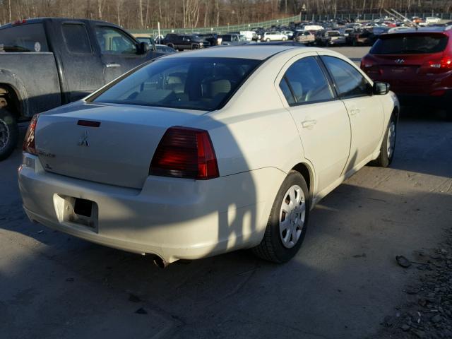 4A3AB36F97E042690 - 2007 MITSUBISHI GALANT ES WHITE photo 4