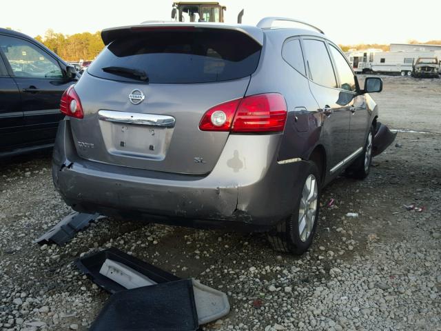 JN8AS5MT4DW511766 - 2013 NISSAN ROGUE S SILVER photo 4