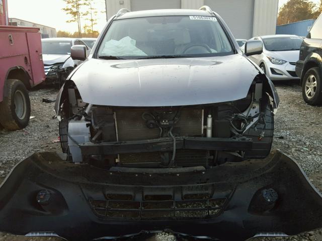 JN8AS5MT4DW511766 - 2013 NISSAN ROGUE S SILVER photo 9