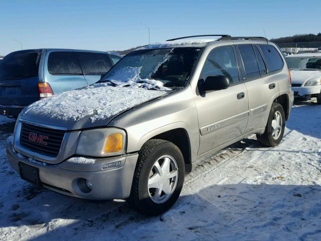 1GKDT13S422101789 - 2002 GMC ENVOY TAN photo 2