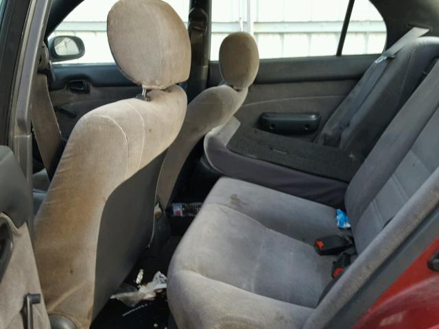 1NXAE09E5PZ066210 - 1993 TOYOTA COROLLA LE 红色 照片 6