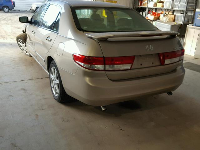 1HGCM66503A059413 - 2003 HONDA ACCORD EX BEIGE photo 3