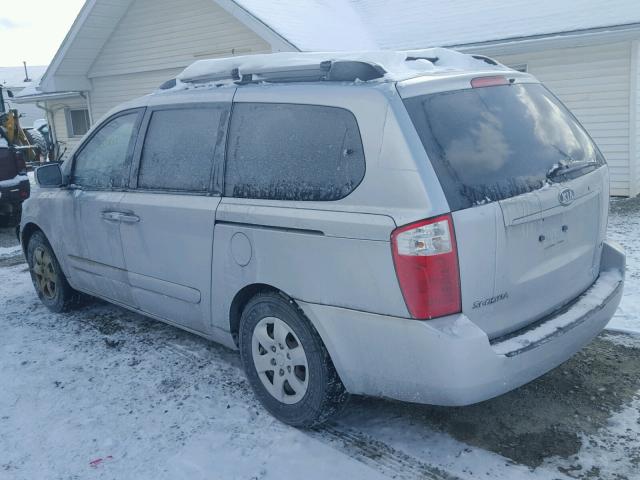 KNDMB233066029131 - 2006 KIA SEDONA EX SILVER photo 3