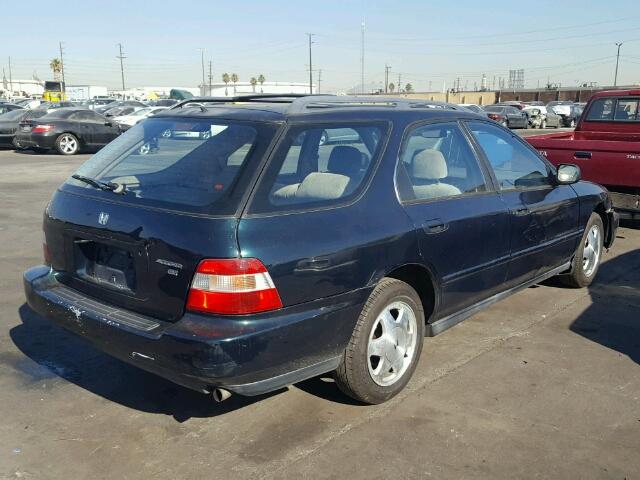 1HGCE1895VA004832 - 1997 HONDA ACCORD EX GREEN photo 4