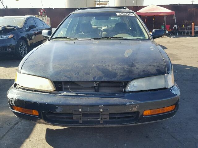 1HGCE1895VA004832 - 1997 HONDA ACCORD EX GREEN photo 9