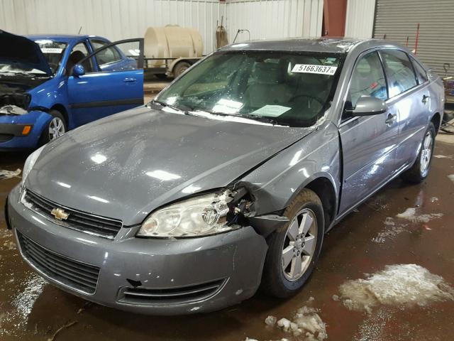 2G1WT58N389114194 - 2008 CHEVROLET IMPALA LT GRAY photo 2