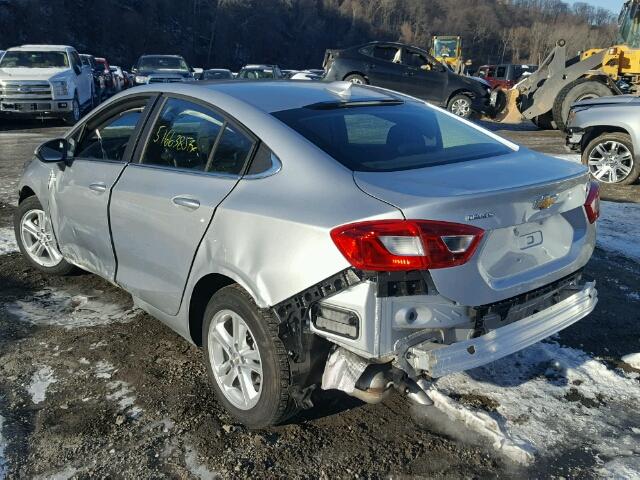 1G1BE5SM6H7238678 - 2017 CHEVROLET CRUZE LT SILVER photo 3