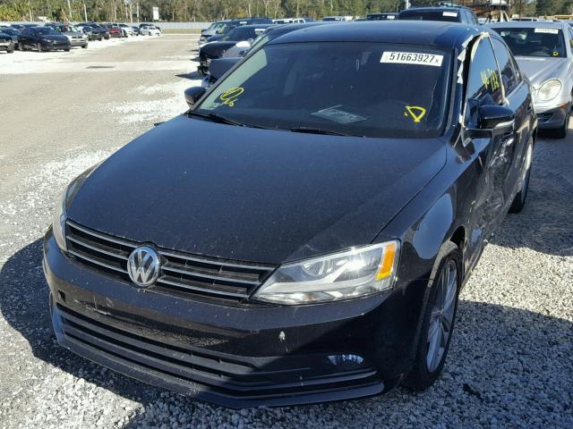 3VWL07AJ0FM305434 - 2015 VOLKSWAGEN JETTA SEL BLACK photo 2