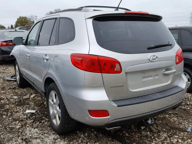 5NMSH13E27H004107 - 2007 HYUNDAI SANTA FE S SILVER photo 3