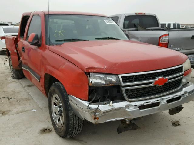 2GCEC13V371159488 - 2007 CHEVROLET SILVERADO RED photo 1