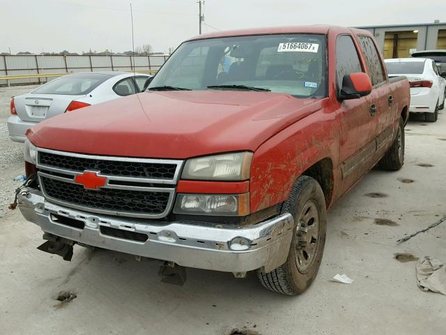 2GCEC13V371159488 - 2007 CHEVROLET SILVERADO RED photo 2