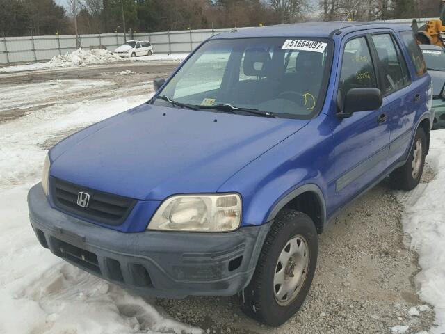 JHLRD28421C007470 - 2001 HONDA CR-V LX BLUE photo 2