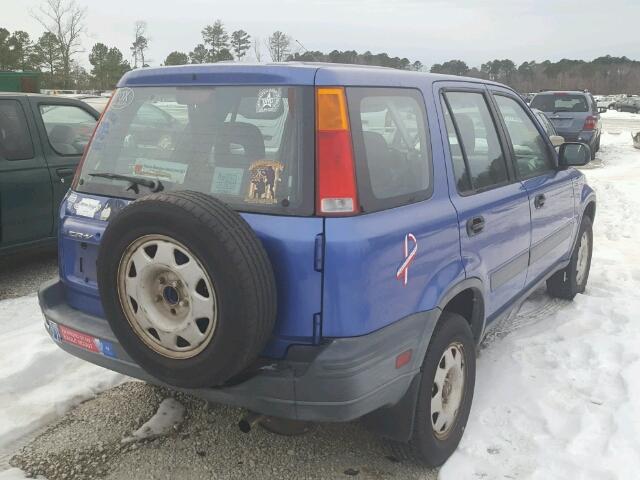 JHLRD28421C007470 - 2001 HONDA CR-V LX BLUE photo 4