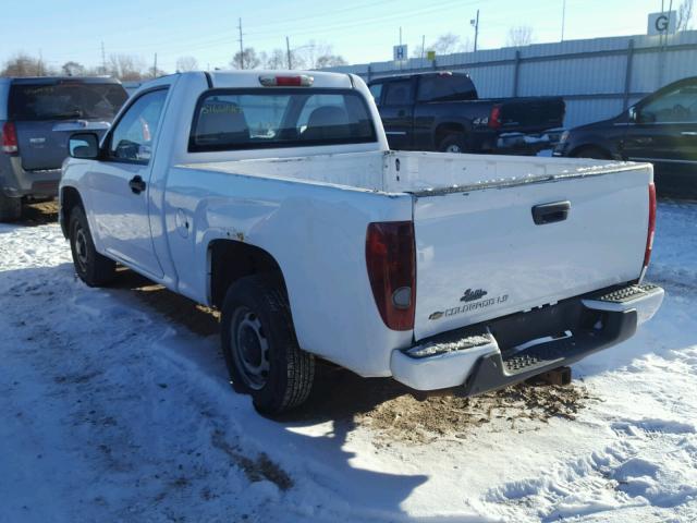 1GCCS149488139163 - 2008 CHEVROLET COLORADO WHITE photo 3