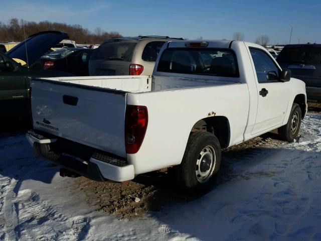 1GCCS149488139163 - 2008 CHEVROLET COLORADO WHITE photo 4