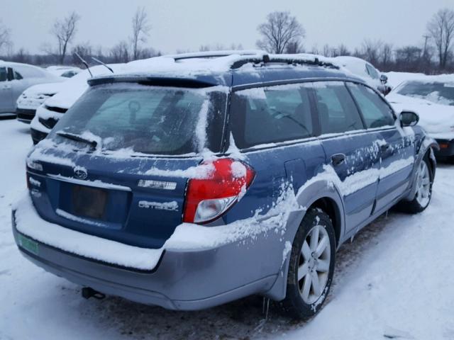 4S4BP61C287364824 - 2008 SUBARU OUTBACK 2. BLUE photo 4